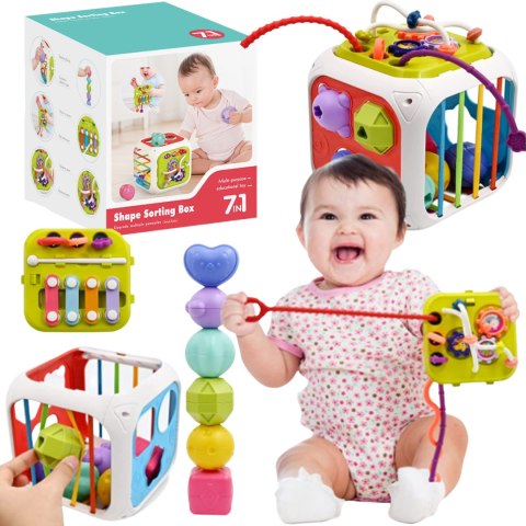 SORTER EDUKACYJNE KLOCKI SENSORYCZNE DLA NIEMOWLĄT SORTER EDUKACYJNE KLOCKI SENSORYCZNE DLA NIEMOWLĄT