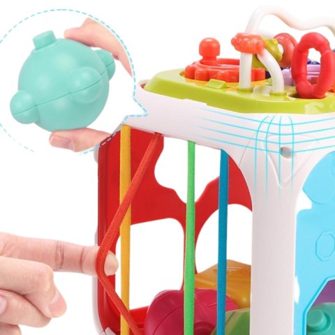 SORTER EDUKACYJNE KLOCKI SENSORYCZNE DLA NIEMOWLĄT SORTER EDUKACYJNE KLOCKI SENSORYCZNE DLA NIEMOWLĄT