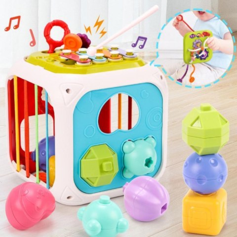 SORTER EDUKACYJNE KLOCKI SENSORYCZNE DLA NIEMOWLĄT SORTER EDUKACYJNE KLOCKI SENSORYCZNE DLA NIEMOWLĄT