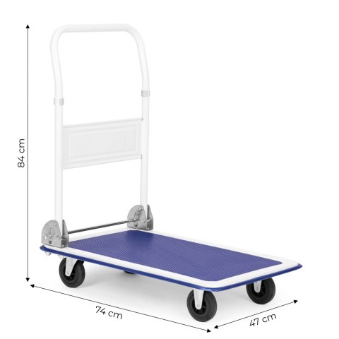 Wózek transportowy platformowy magazynowy 150KG składany ręczny Wózek transportowy platformowy magazynowy 150KG składany ręczny