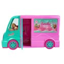 ZESTAW FOOD TRUCK CUKIERNIA LALKA STOLIK Z KRZESEŁKAMI SŁODYCZE