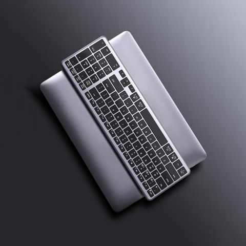 Bezprzewodowa klawiatura NumLock KU005 Bluetooth 2.4 GHz czarna Bezprzewodowa klawiatura NumLock KU005 Bluetooth 2.4 GHz czarna
