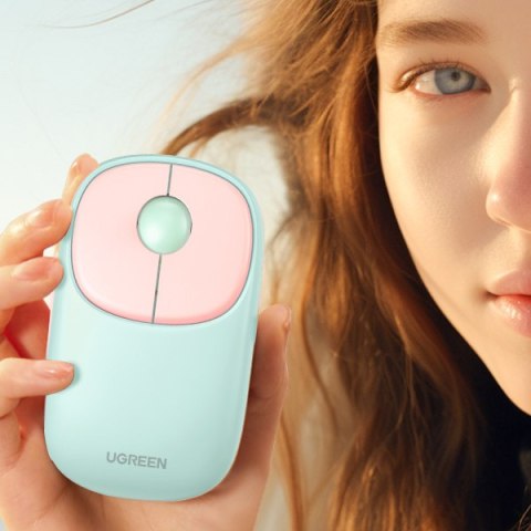 Bezprzewodowa mysz myszka do komputera MU102 FUN+ Bluetooth 2.4 GHz różowa Bezprzewodowa mysz myszka do komputera MU102 FUN+ Bluetooth 2.4 GHz różowa