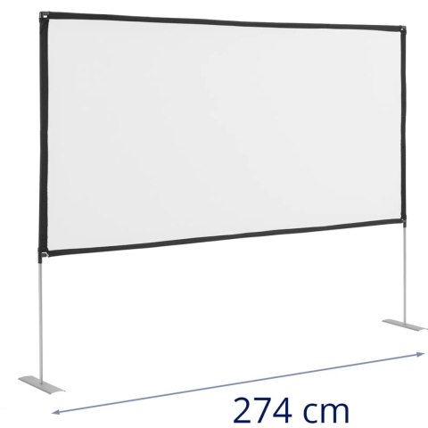Ekran projekcyjny podłogowy składany 120'' 269 x 150 cm 16:9 Ekran projekcyjny podłogowy składany 120'' 269 x 150 cm 16:9