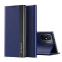 Etui pokrowiec z klapką i podstawką do Xiaomi Redmi 11A / Poco C55 / Redmi 12C Sleep Case Pro niebieski