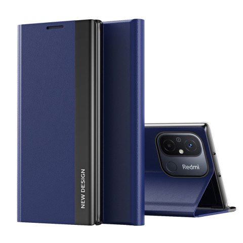 Etui pokrowiec z klapką i podstawką do Xiaomi Redmi 11A / Poco C55 / Redmi 12C Sleep Case Pro niebieski Etui pokrowiec z klapką i podstawką do Xiaomi Redmi 11A / Poco C55 / Redmi 12C Sleep Case Pro niebieski