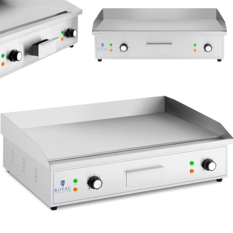 Grill elektryczny płyta grillowa gładka 727 x 420 mm 4400 W Grill elektryczny płyta grillowa gładka 727 x 420 mm 4400 W