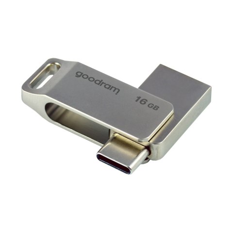 Pendrive pamięć Goodram 16GB USB 3.2 Gen 1 USB / USB-C OTG ODA3 srebrny Pendrive pamięć Goodram 16GB USB 3.2 Gen 1 USB / USB-C OTG ODA3 srebrny