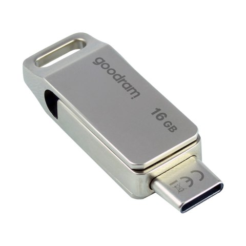 Pendrive pamięć Goodram 16GB USB 3.2 Gen 1 USB / USB-C OTG ODA3 srebrny Pendrive pamięć Goodram 16GB USB 3.2 Gen 1 USB / USB-C OTG ODA3 srebrny
