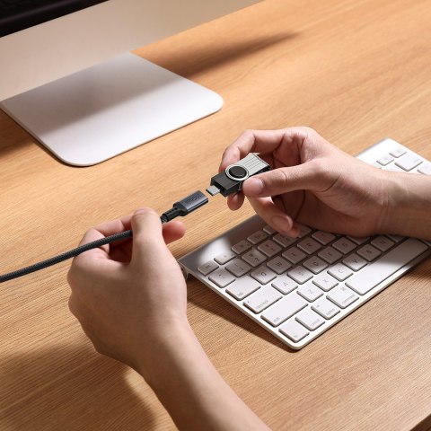 Przedłużacz kabla przewodu USB-C High Definition Series 10Gb/s 1m czarny Przedłużacz kabla przewodu USB-C High Definition Series 10Gb/s 1m czarny