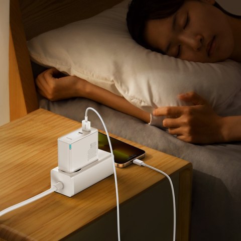Szybka uniwersalna ładowarka sieciowa GaN5 Pro USB-C USB 100W PD QC AFC biały Szybka uniwersalna ładowarka sieciowa GaN5 Pro USB-C USB 100W PD QC AFC biały