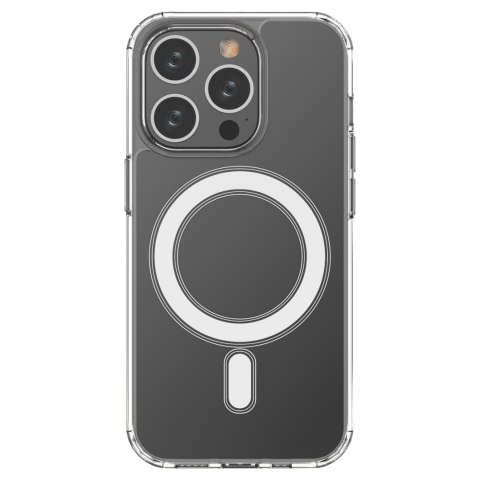 Żelowe elastyczne etui do iPhone 15 Pro Max magnetyczne z MagSafe przezroczyste Żelowe elastyczne etui do iPhone 15 Pro Max magnetyczne z MagSafe przezroczyste