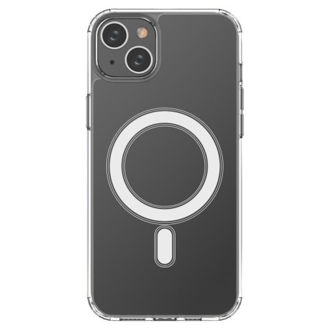 Żelowe elastyczne etui do iPhone 15 magnetyczne z MagSafe przezroczyste Żelowe elastyczne etui do iPhone 15 magnetyczne z MagSafe przezroczyste