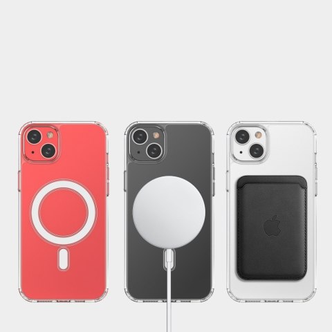 Żelowe elastyczne etui do iPhone 15 magnetyczne z MagSafe przezroczyste Żelowe elastyczne etui do iPhone 15 magnetyczne z MagSafe przezroczyste