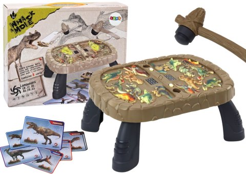 Gra Zręcznościowa Whac-a-mole Dinozaury Stoliczek Gra Zręcznościowa Whac-a-mole Dinozaury Stoliczek