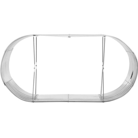 Grządka rabata donica ogrodowa na warzywa rośliny owalna STAL 165 x 80 x 80 cm Grządka rabata donica ogrodowa na warzywa rośliny owalna STAL 165 x 80 x 80 cm
