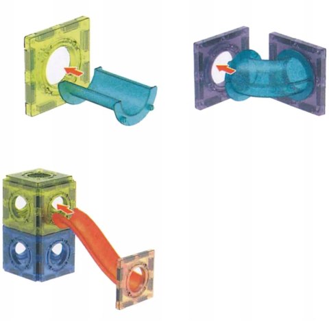 KLOCKI MAGNETYCZNE KONSTRUKCYJNE EDUKACYJNE ZESTAW ŚWIECĄCY TOR 40el KLOCKI MAGNETYCZNE KONSTRUKCYJNE EDUKACYJNE ZESTAW ŚWIECĄCY TOR 40el