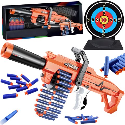 PISTOLET DUŻY KARABIN NA POCISKI STRZAŁKI PIANKOWE Z TARCZAMI MEGA ZESTAW PISTOLET DUŻY KARABIN NA POCISKI STRZAŁKI PIANKOWE Z TARCZAMI MEGA ZESTAW