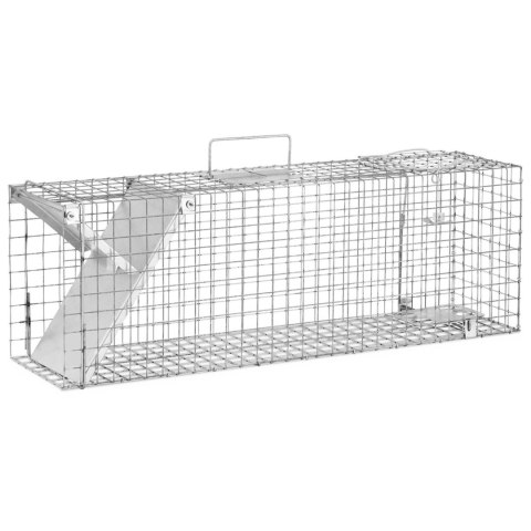 Żywołapka pułapka łapka na szczury kuny zatrzaskowa jednostronna 820x200x270 mm ZESTAW Żywołapka pułapka łapka na szczury kuny zatrzaskowa jednostronna 820x200x270 mm ZESTAW
