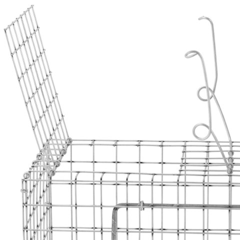 Żywołapka pułapka łapka na szczury kuny zatrzaskowa jednostronna 820x200x270 mm ZESTAW Żywołapka pułapka łapka na szczury kuny zatrzaskowa jednostronna 820x200x270 mm ZESTAW