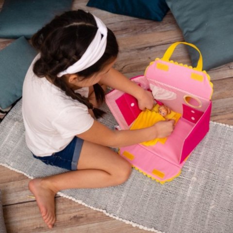 DOMEK DLA LALEK GRA EDUKACYJNA TORBA PRZENOŚNA MIĘKKI MATERIAŁ ROTER KAFER DOMEK DLA LALEK GRA EDUKACYJNA TORBA PRZENOŚNA MIĘKKI MATERIAŁ ROTER KAFER