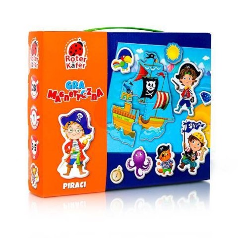 GRA MAGNETYCZNA PIRACI EDUKACYJNA GRA MAGNESY DLA DZIECI ROTER KAFER GRA MAGNETYCZNA PIRACI EDUKACYJNA GRA MAGNESY DLA DZIECI ROTER KAFER