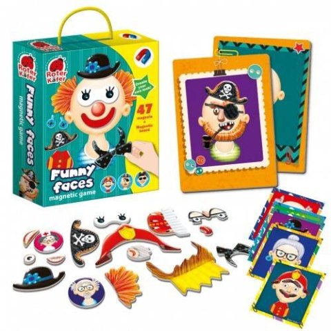 GRA MAGNETYCZNA ŚMIESZNE TWARZE KARTY MAGNESY POSTACIE ROTER KAFER GRA MAGNETYCZNA ŚMIESZNE TWARZE KARTY MAGNESY POSTACIE ROTER KAFER