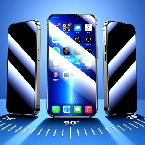 Szkło hartowane do iPhone 14 z filtrem Anti-Spy na cały ekran z ramką przezroczysty Szkło hartowane do iPhone 14 z filtrem Anti-Spy na cały ekran z ramką przezroczysty