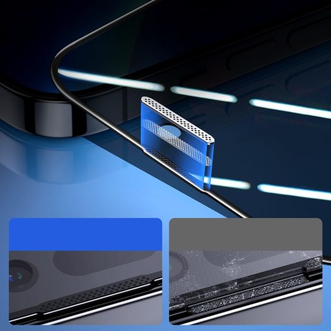 Szkło hartowane do iPhone 14 z filtrem Anti-Spy na cały ekran z ramką przezroczysty Szkło hartowane do iPhone 14 z filtrem Anti-Spy na cały ekran z ramką przezroczysty