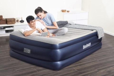 Dmuchany Materac Dwuosobowy Z Pompką 203 x 152 x 61 cm Bestway 67690 Dmuchany Materac Dwuosobowy Z Pompką 203 x 152 x 61 cm Bestway 67690