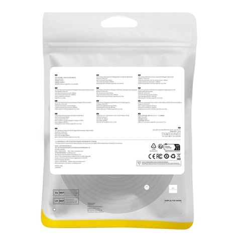 Szybki kabel sieciowy LAN RJ45 cat.8 40Gbps plecionka 15m czarny Szybki kabel sieciowy LAN RJ45 cat.8 40Gbps plecionka 15m czarny