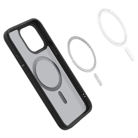 Etui Ultra Hybrid Mag z MagSafe na iPhone 15 Pro Max przezroczysto-czarne Etui Ultra Hybrid Mag z MagSafe na iPhone 15 Pro Max przezroczysto-czarne
