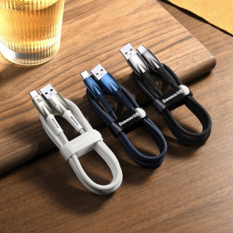 Kabel przewód do szybkiego ładowania Glimmer USB-A - USB-C 1m - biały Kabel przewód do szybkiego ładowania Glimmer USB-A - USB-C 1m - biały