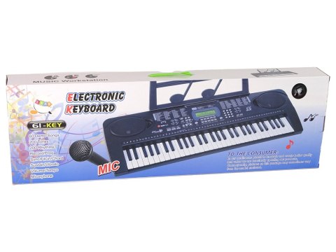 Keyboard MQ-6159 Mikrofon Bluetooth MP3 61 Klawiszy Keyboard MQ-6159 Mikrofon Bluetooth MP3 61 Klawiszy