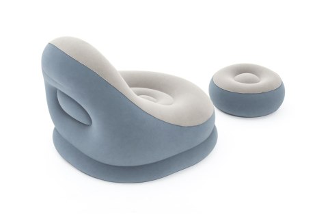 Dmuchany Fotel Z Podnóżkiem 122 x 94 x 81 cm Bestway 75053 Niebieski Dmuchany Fotel Z Podnóżkiem 122 x 94 x 81 cm Bestway 75053 Niebieski
