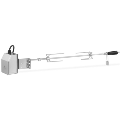 Rożen elektryczny obrotowy do grilla ze stali nierdzewnej 83 cm 2 obr./min Rożen elektryczny obrotowy do grilla ze stali nierdzewnej 83 cm 2 obr./min