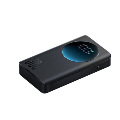 2w1 Powerbank 10000mAh 30W latarka LED USB USB-C czarny 2w1 Powerbank 10000mAh 30W latarka LED USB USB-C czarny