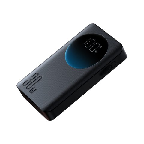 2w1 Powerbank 10000mAh 30W latarka LED USB USB-C czarny 2w1 Powerbank 10000mAh 30W latarka LED USB USB-C czarny