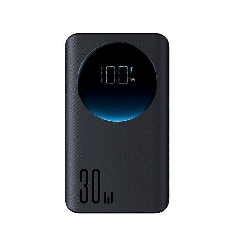 2w1 Powerbank 10000mAh 30W latarka LED USB USB-C czarny 2w1 Powerbank 10000mAh 30W latarka LED USB USB-C czarny