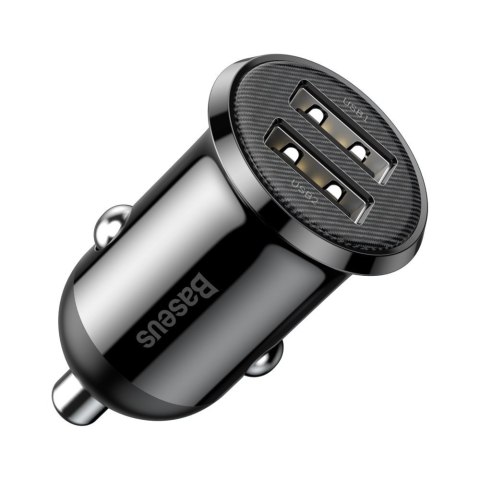 Ładowarka samochodowa Grain PRO 2x USB 4.8A czarny Ładowarka samochodowa Grain PRO 2x USB 4.8A czarny