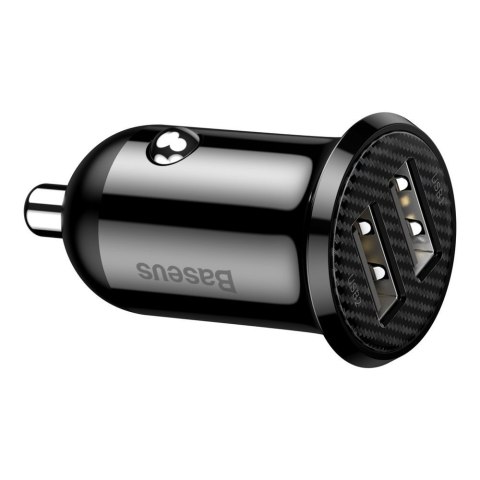 Ładowarka samochodowa Grain PRO 2x USB 4.8A czarny Ładowarka samochodowa Grain PRO 2x USB 4.8A czarny