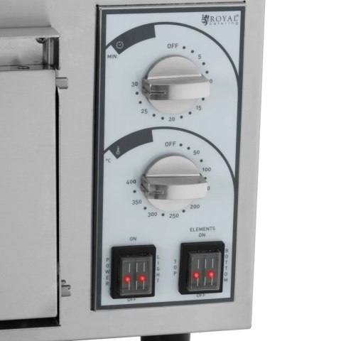 Profesjonalny piec do pizzy jednokomorowy na 1 pizzę śr. 35 cm 2200 W Profesjonalny piec do pizzy jednokomorowy na 1 pizzę śr. 35 cm 2200 W