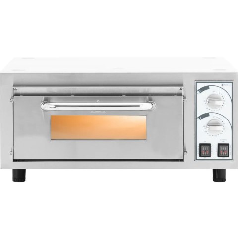 Profesjonalny piec do pizzy jednokomorowy na 1 pizzę śr. 35 cm 2200 W Profesjonalny piec do pizzy jednokomorowy na 1 pizzę śr. 35 cm 2200 W