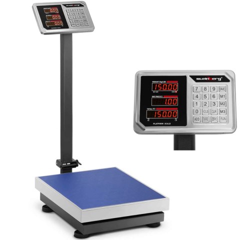 Waga platformowa magazynowa licząca LED 40 x 50 cm 150 kg / 20 g Waga platformowa magazynowa licząca LED 40 x 50 cm 150 kg / 20 g
