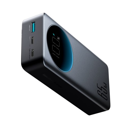 Cyfrowy powerbank 30000mAH 65W 3A USB USB-C czarny Cyfrowy powerbank 30000mAH 65W 3A USB USB-C czarny