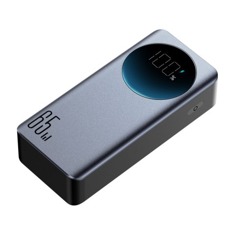 Cyfrowy powerbank 30000mAH 65W 3A USB USB-C czarny Cyfrowy powerbank 30000mAH 65W 3A USB USB-C czarny