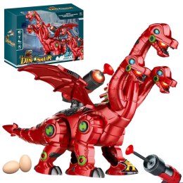 Electric triple head mechanical dragon
