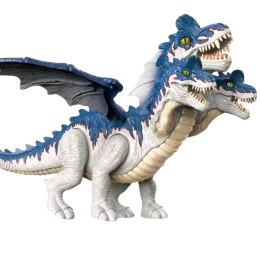 Motorized triple-headed fire dragon