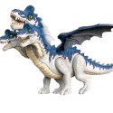 Motorized triple-headed fire dragon