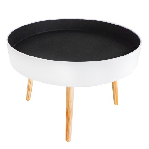 Stolik kawowy okrągły ze schowkiem 60cm Stolik kawowy okrągły ze schowkiem 60cm